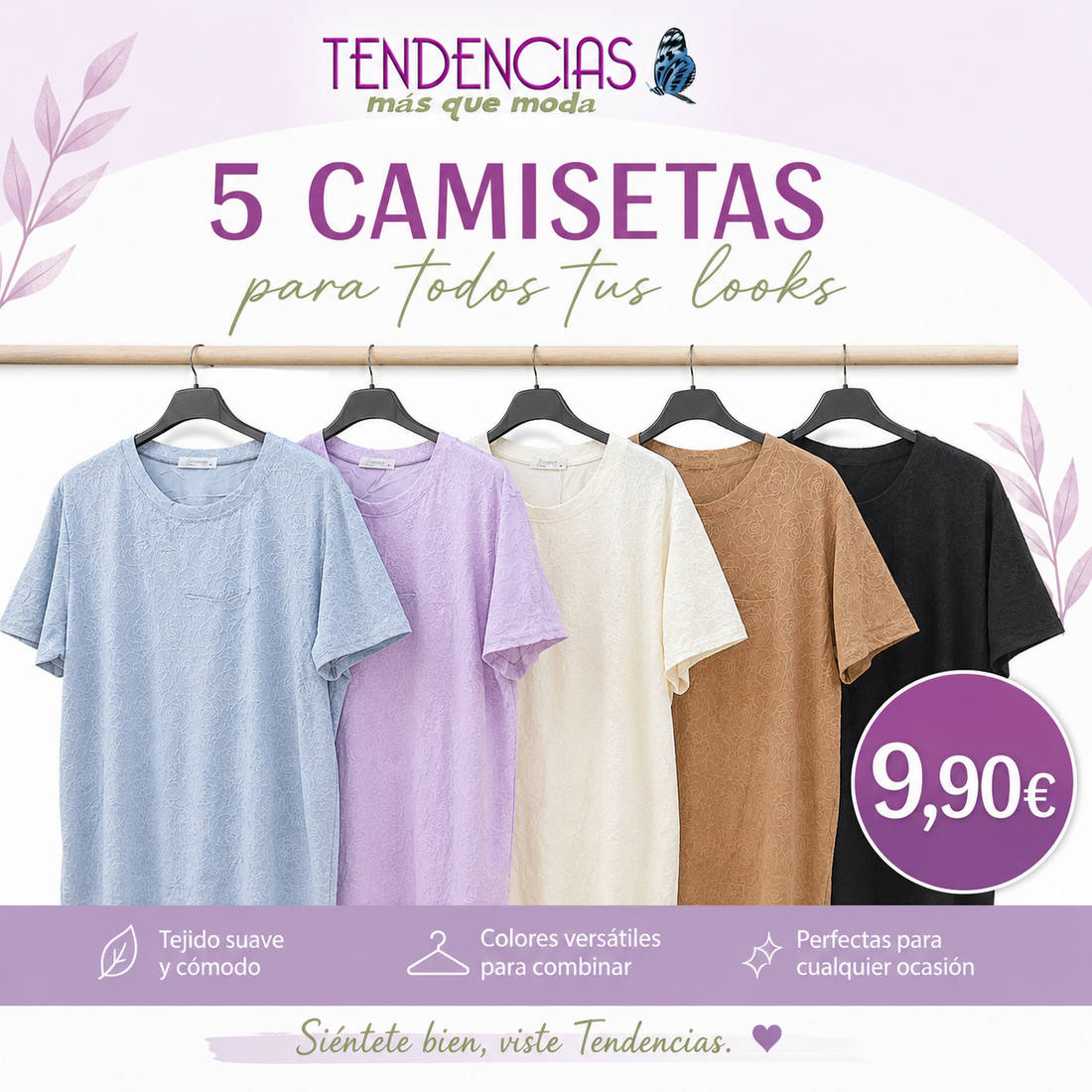5 Camisetas Básicas